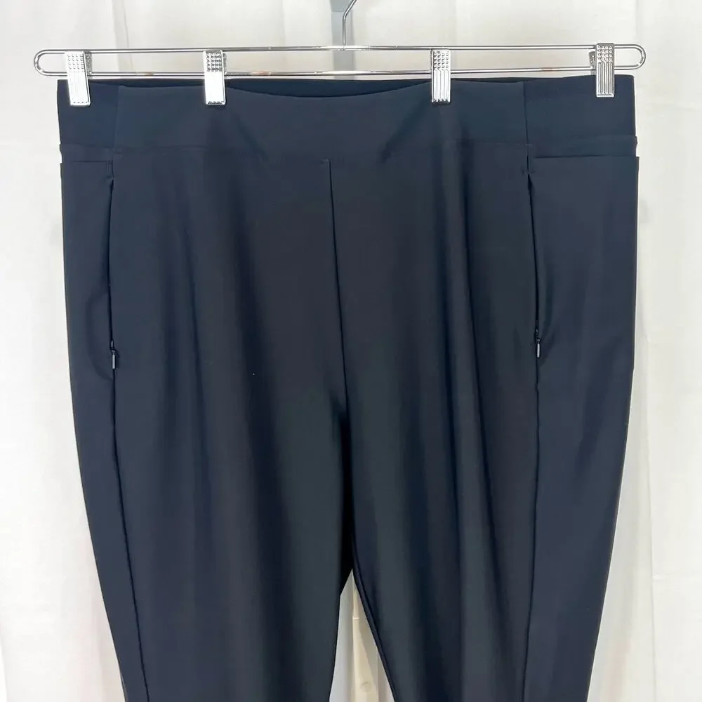 ATHLETA Stellar Tight 982974 Pull On Zip Ankle Stretch Pockets Black 24 Plus - Picture 4 of 10